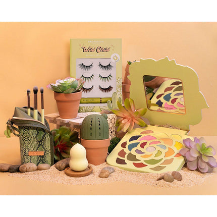 Profusion Cosmetics - Desert Sage | Blend & Wander Makeup Sponge with Cactus Case