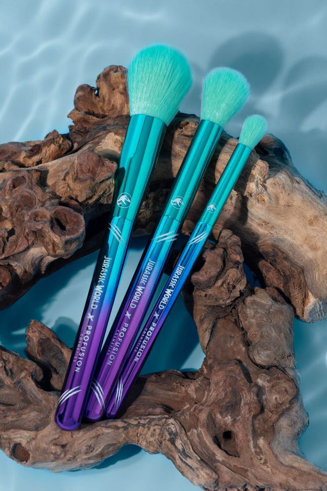 Profusion Cosmetics - Jurassic World | Slash. Soar. Roar! Face & Eye Brush Set