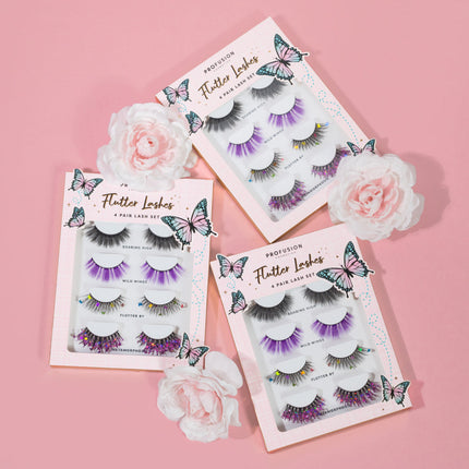 Profusion Cosmetics - Empowered Butterfly | Flutter Lashes 4 pair Lash Set