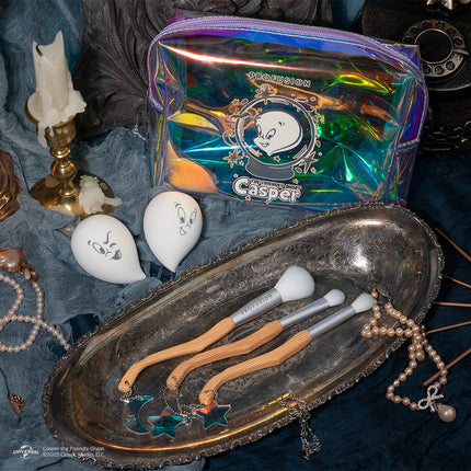 Profusion Cosmetics - Casper the Friendly Ghost |  Cosmetic Bag & Glow in the Dark Face Gems
