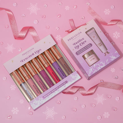 Profusion Cosmetics - Frosted Snow Sparkle | Frosted Lip Gloss Set