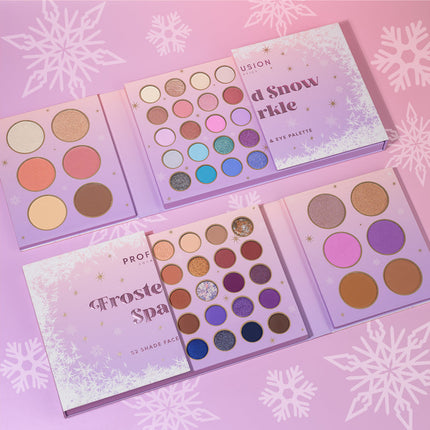 Profusion Cosmetics - Frosted Snow Sparkle | 52 Shade Face & Eye Palette