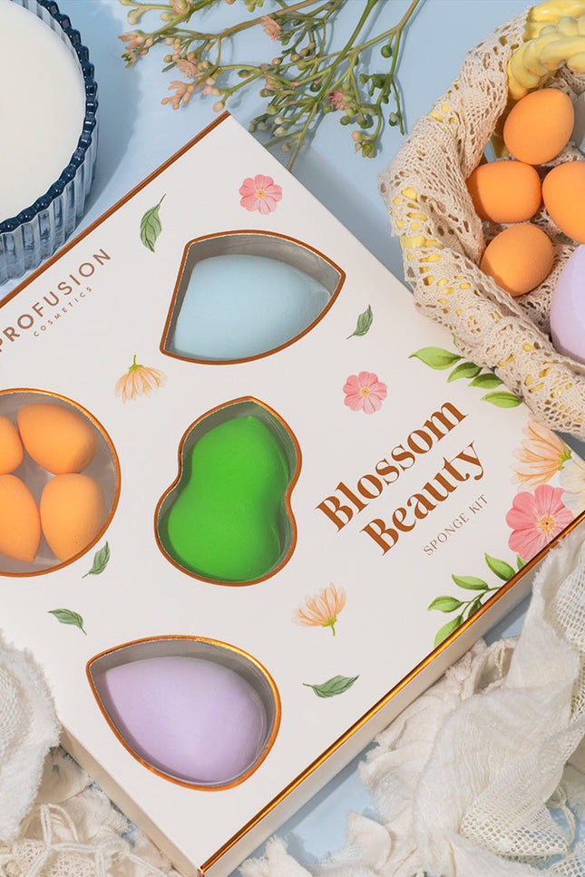 Profusion Cosmetics - Petal Perfect | Blossom Beauty Sponge Set