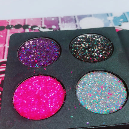 Inked Doll Cosmetics - DEAD CUTE Metallic Pressed Glitter Quad