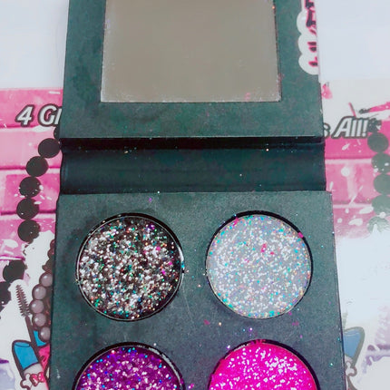 Inked Doll Cosmetics - DEAD CUTE Metallic Pressed Glitter Quad