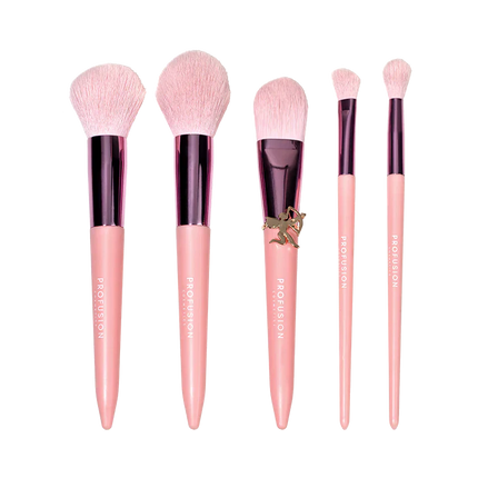 Profusion Cosmetics - Dear Cupid - Struck By Love 5 PC Face & Eye Brush Set