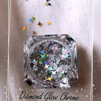 Inked Doll Cosmetics - DIAMOND GLOW - CHOOSE (White, Chrome or Pink!) (Face/Body/Hair) Glitter Gel