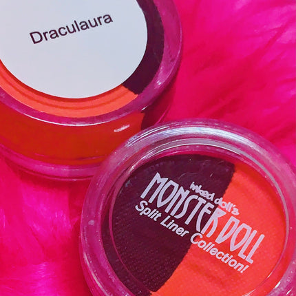 Inked Doll Cosmetics - (HUGE!) Monster Doll DRACULAURA *UV Neon/Pastel* Split Liner/Face/Body Paint