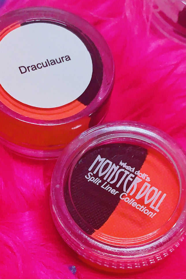 Inked Doll Cosmetics - (HUGE!) Monster Doll DRACULAURA *UV Neon/Pastel* Split Liner/Face/Body Paint