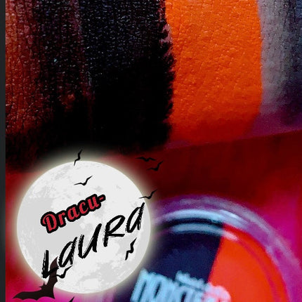 Inked Doll Cosmetics - (HUGE!) Monster Doll DRACULAURA *UV Neon/Pastel* Split Liner/Face/Body Paint