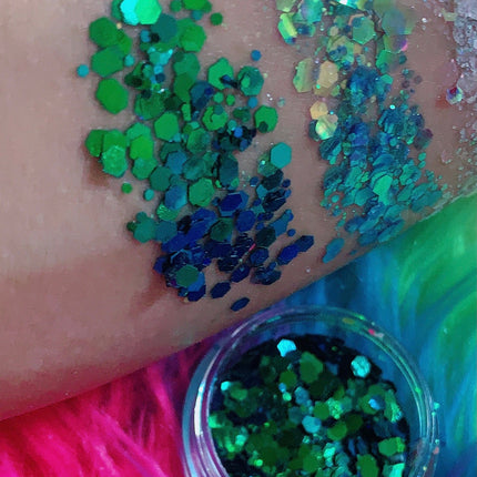Inked Doll Cosmetics - Dragon Jewels Festival Chunky Glitter