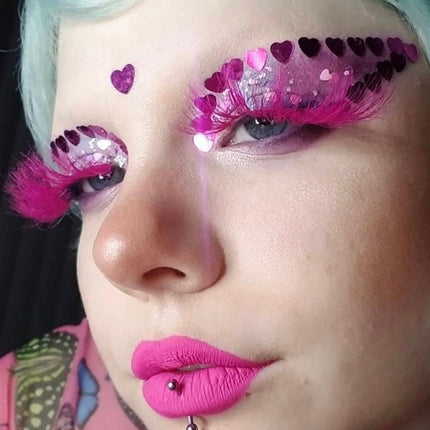 Inked Doll Cosmetics - *BARBIE-LICIOUS* (Pink) DreamDoll COLOR Lashes !
