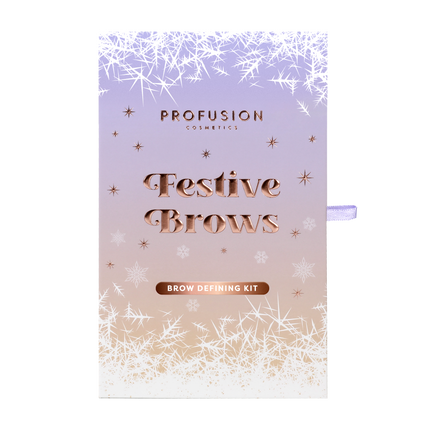 Profusion Cosmetics - Frosted Snow Sparkle | Festive Brows Defining Kit
