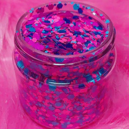 Inked Doll Cosmetics - "EDC FANTASEA" *UV/BlackLight* Festival FunFetti