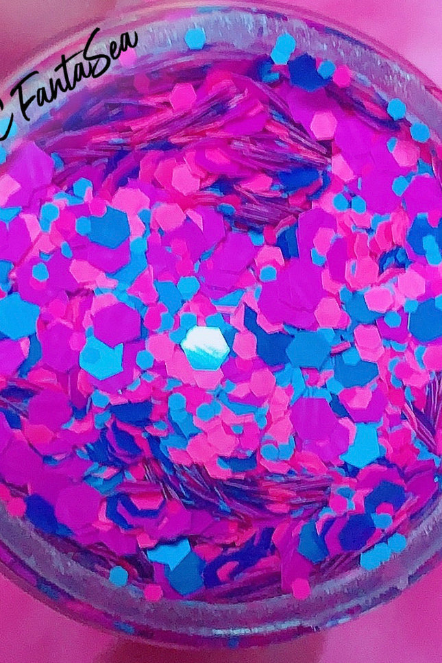 Inked Doll Cosmetics - "EDC FANTASEA" *UV/BlackLight* Festival FunFetti