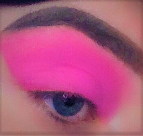 Inked Doll Cosmetics - *UV* ELECTRIC BARBIE! (Hot Pink) PRESSED EYESHADOW SINGLE
