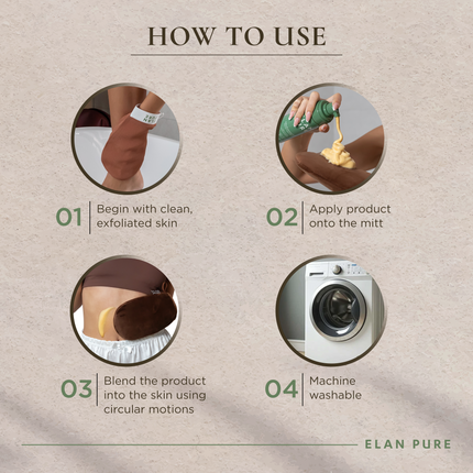 Elan Pure - Reusable Tanning Mitt