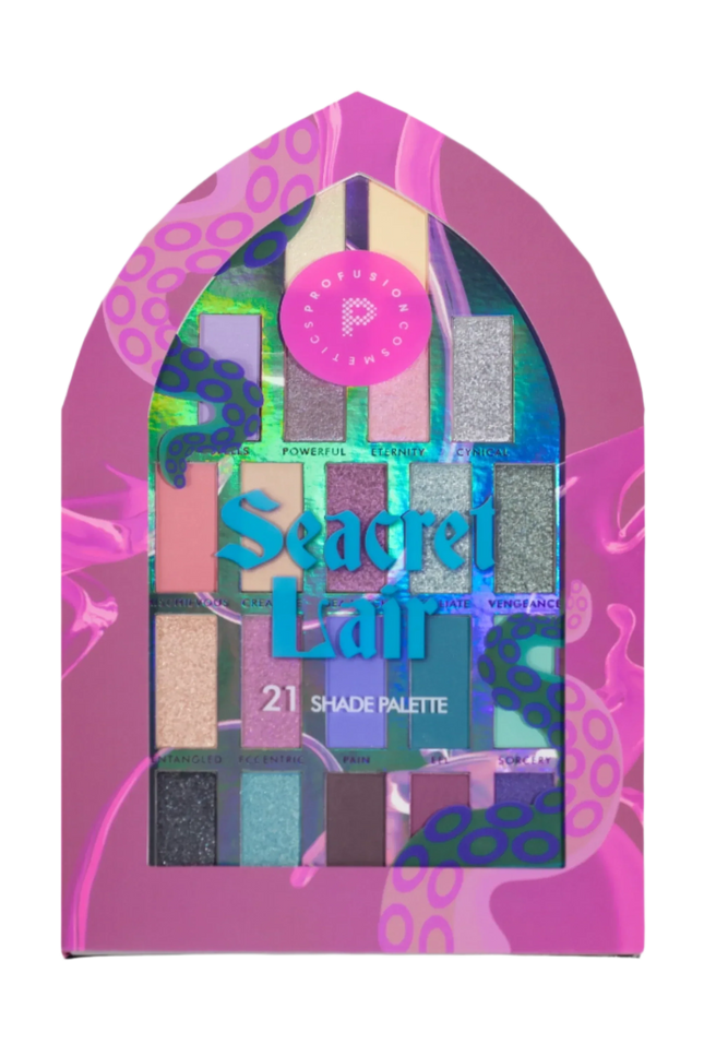 Prolux Cosmetics - SEACRET LAIR EYESHADOW PALETTE