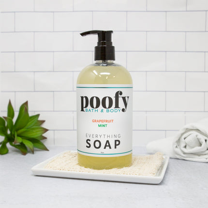 Poofy Organics - Grapefruit Mint Everything Soap