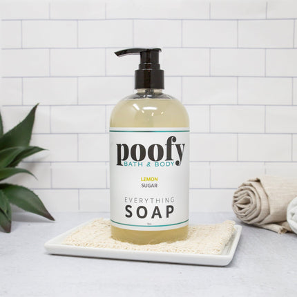 Poofy Organics - Lemon Sugar Everything Soap