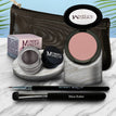 Sugar Cookie - a creamy vanilla with a pink and golden gleam / Chocolate Kiss - Deep brown/black