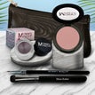 Sugar Cookie - a creamy vanilla with a pink and golden gleam / Black Orchid - Luscious metallic black burgundy
