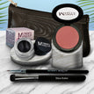 Peach Tartlet - a rosy peach with a golden gleam / Black Beauty - Pure black