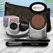 Hot Crossed Bronze - a neutral bronze with sheen / Black Beauty - Pure black