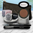 Hot Crossed Bronze - a neutral bronze with sheen / Steel Magnolia - Deep grey with shimmer