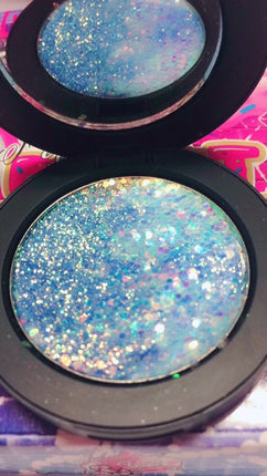 Inked Doll Cosmetics - *ELSA's DREAM !* Single Pressed Glitter Palette