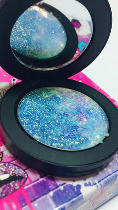 Inked Doll Cosmetics - *ELSA's DREAM !* Single Pressed Glitter Palette