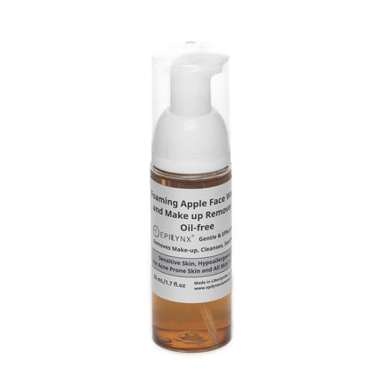 EpiLynx - Gentle, Oil-Free Foaming Apple Cleanser for Sensitive & Acne-Prone Skin | Vegan, allergen-friendly, sulfate & paraben free | Purifying, hydrating face wash for all skin types