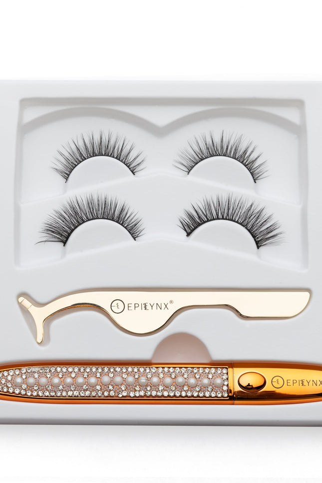 EpiLynx - False Eyelashes - No Glue Black Eyeliner and Lashes Kit