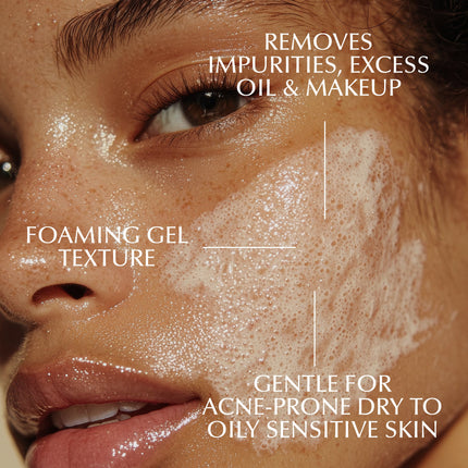 EpiLynx - Gentle, Oil-Free Foaming Apple Cleanser for Sensitive & Acne-Prone Skin | Vegan, allergen-friendly, sulfate & paraben free | Purifying, hydrating face wash for all skin types