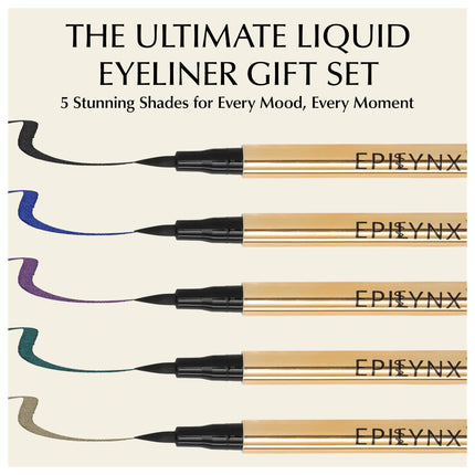 EpiLynx - Liquid Eyeliner Pens - Non-Smudge, Waterproof
