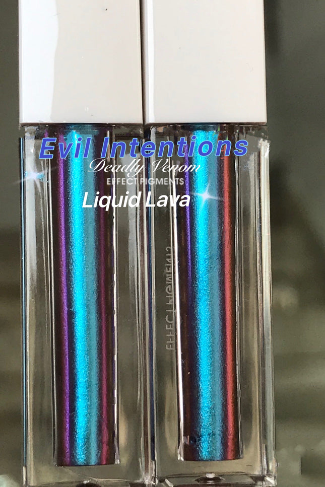 Inked Doll Cosmetics - "EVIL INTENTIONS" Deadly Venom LIQUID LAVA Effect Pigments