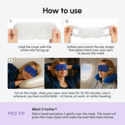 Maree - Scented Spa Steam Eye Mask