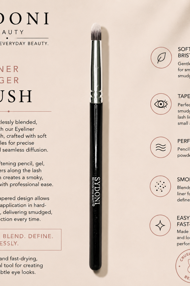 Sydoni - EYELINER SMUDGER BRUSH (SYNTHETIC HAIR)