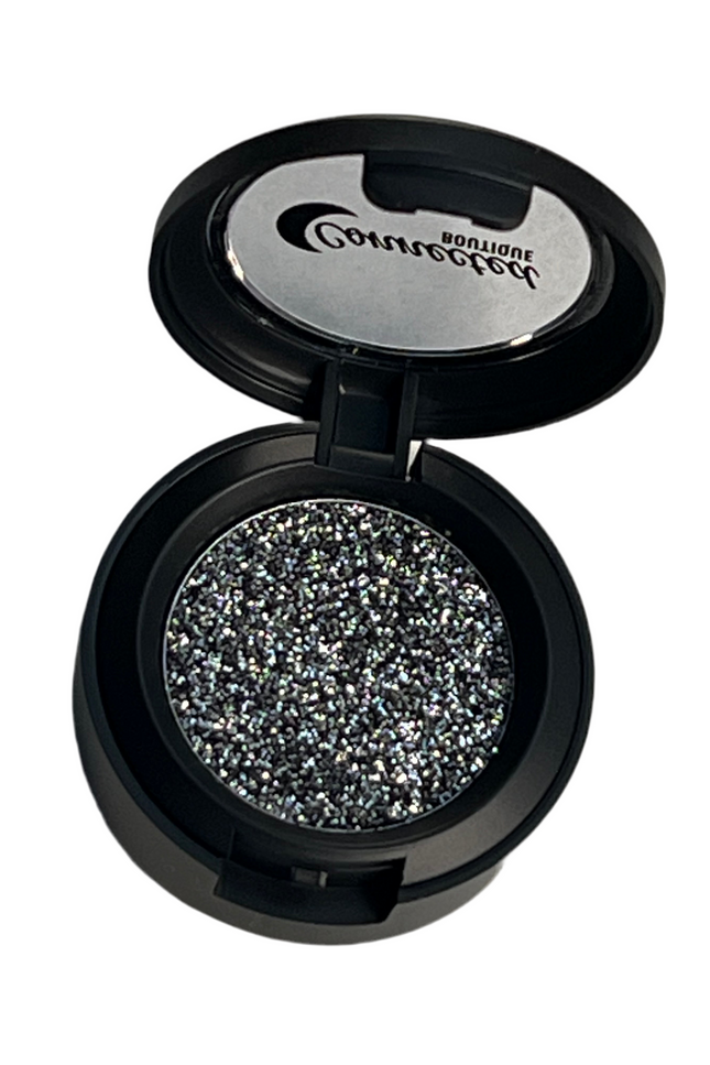 Connected Boutique - Meteorite Black Glitter Eyeshadow – Edgy Sparkle