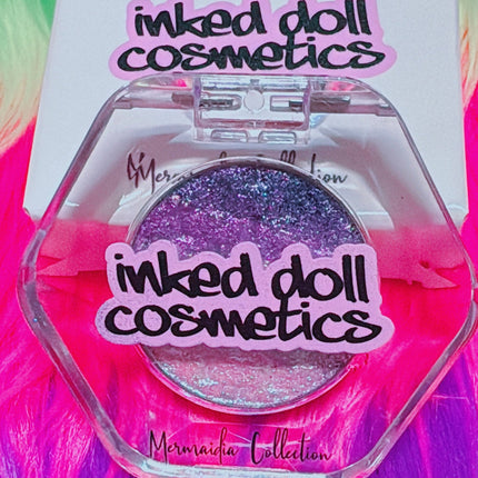 Inked Doll Cosmetics - PEARLESCENT PURPLE “Mermaidia Collection” Pressed TripleChrome