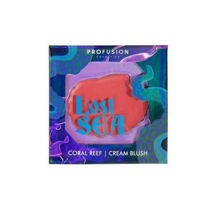 Profusion Cosmetics - Lost Sea Shell Shaped Cream Blush - Coral Reef