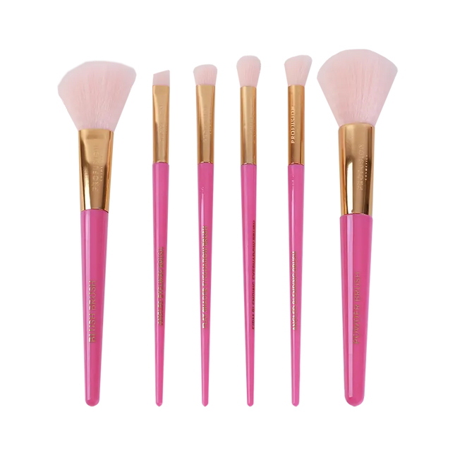 Profusion Cosmetics - Sweet Holiday | 6-pc Face & Eye Brush Vault