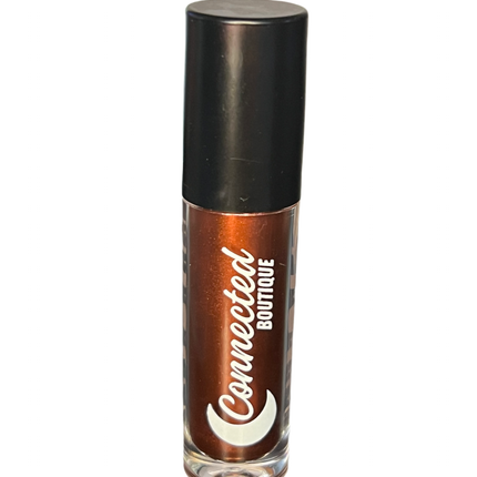 Connected Boutique - Mocha- Chocolate brown Metallic Lip Gloss