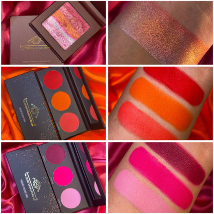 Dede's Signature - ‘BLUSH & GLOW’ - 2 BLUSH PALETTES + BRONZE HIGHLIGHTER
