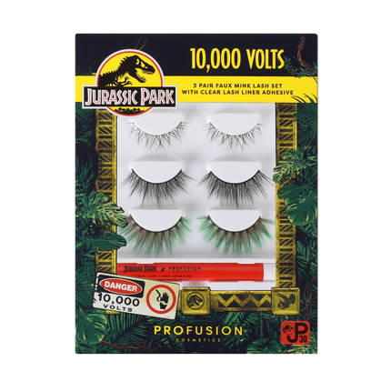 Profusion Cosmetics - Jurassic Park | 10,000 Volts Faux Mink Lash Set