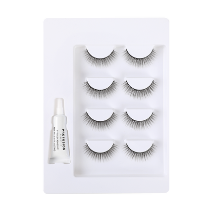 Profusion Cosmetics - Frosted Snow Sparkle | 4 Pair Luxe False Lash Set