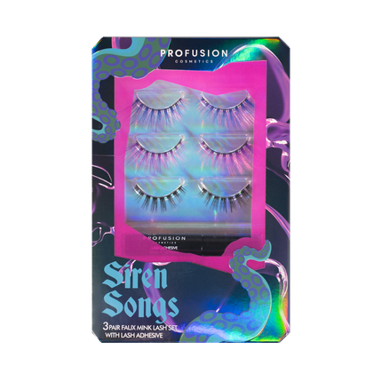 Profusion Cosmetics - Sea Witch 3 Pair Faux Mink Lash Set