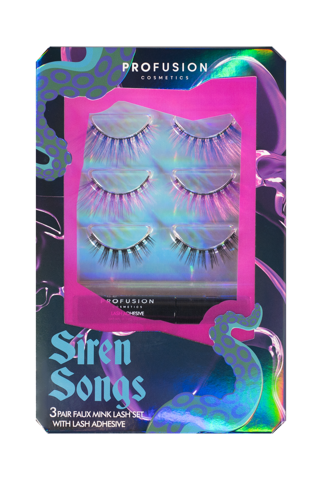 Profusion Cosmetics - Sea Witch 3 Pair Faux Mink Lash Set