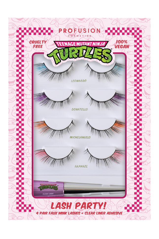 Profusion Cosmetics - TMNT | Lash Party 4 Pair Set