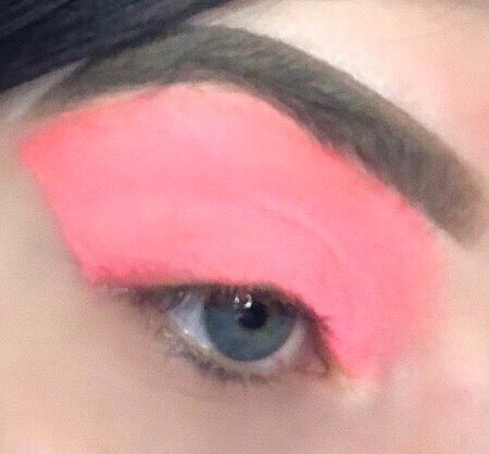 Inked Doll Cosmetics - *UV*FIJI GLOW! (Salmon Pink/Orange) PRESSED EYESHADOW SINGLE